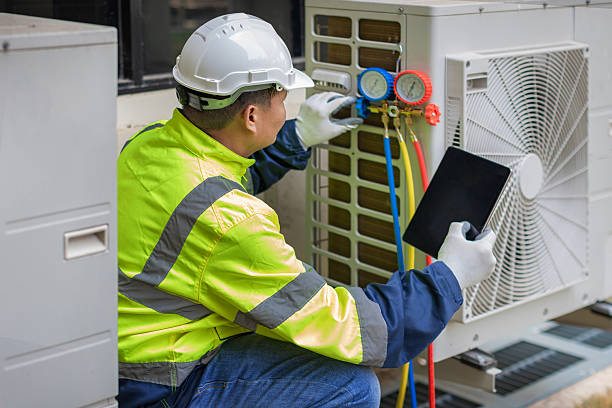 Professional Air Conditioning Repair technician working in Harrisonville, NJ